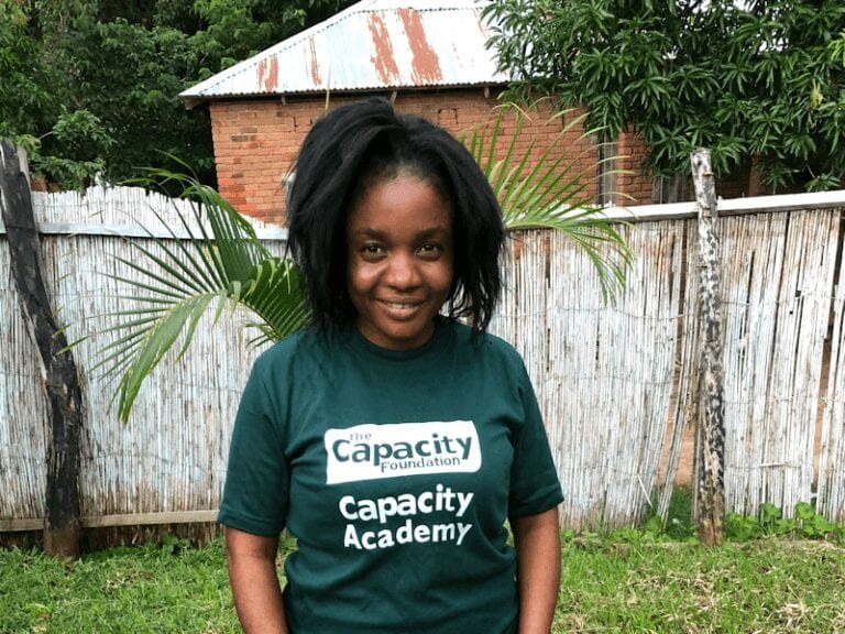 Emily Nkhoma, the Capacity Foundation’s operations manager